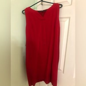 Talbots Sleeveless Red Dress size 12P